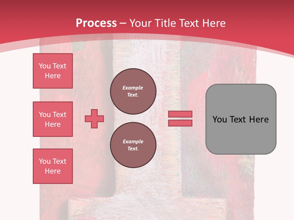 Plank Collage Alphabet PowerPoint Template
