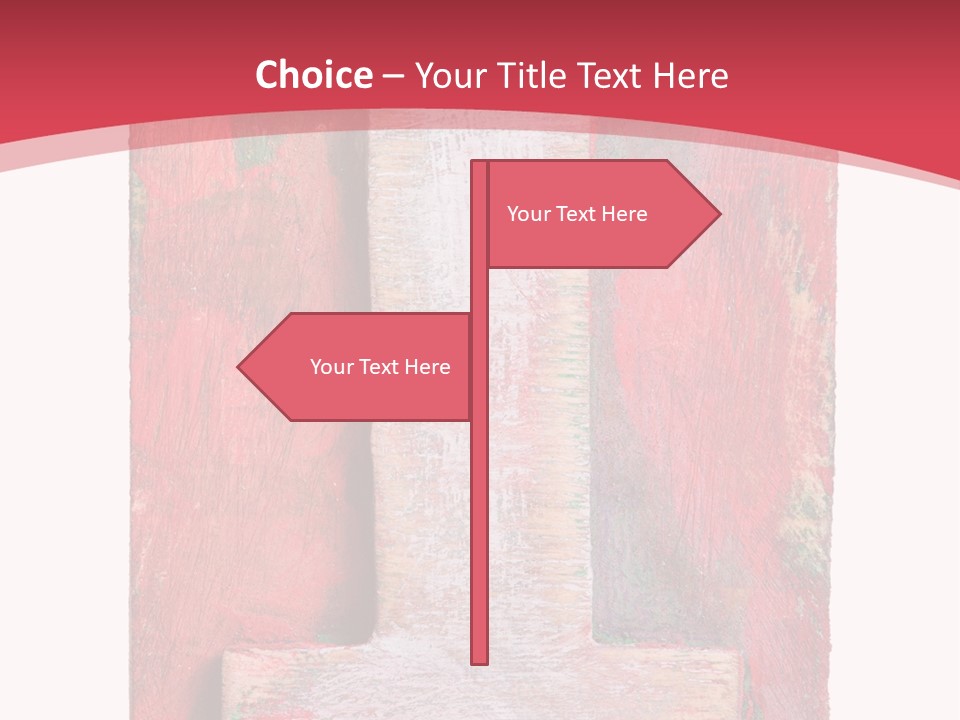 Plank Collage Alphabet PowerPoint Template