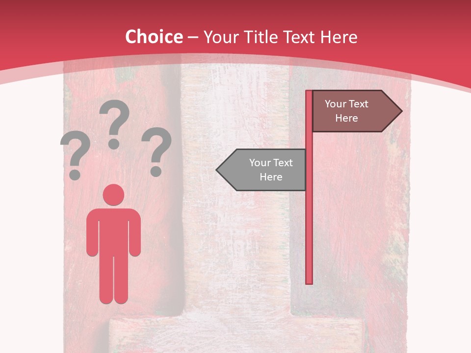 Plank Collage Alphabet PowerPoint Template