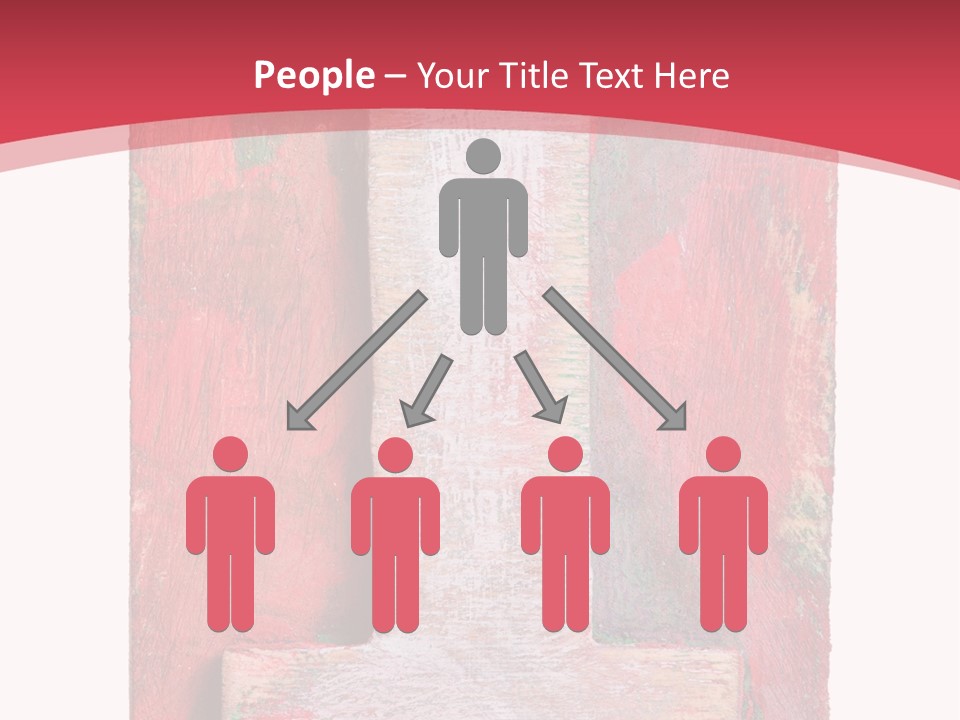 Plank Collage Alphabet PowerPoint Template