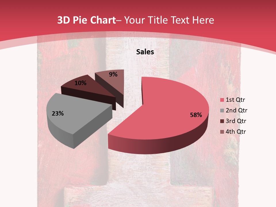 Plank Collage Alphabet PowerPoint Template