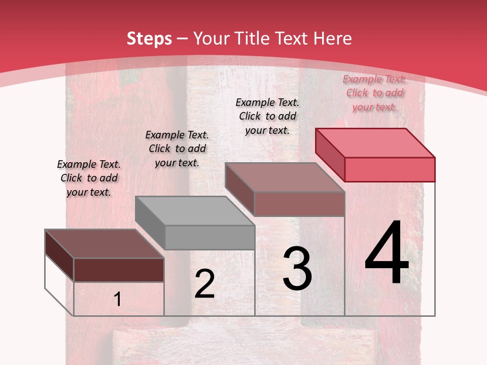 Plank Collage Alphabet PowerPoint Template