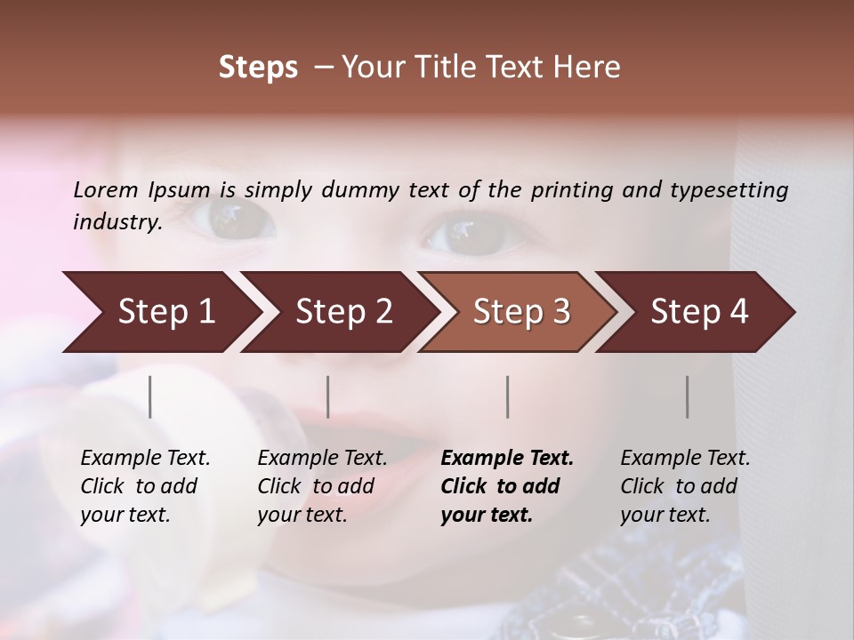 One Background Healthy PowerPoint Template