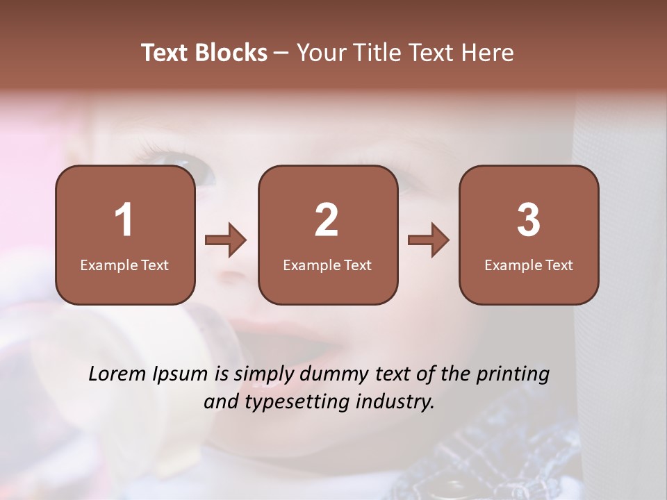 One Background Healthy PowerPoint Template