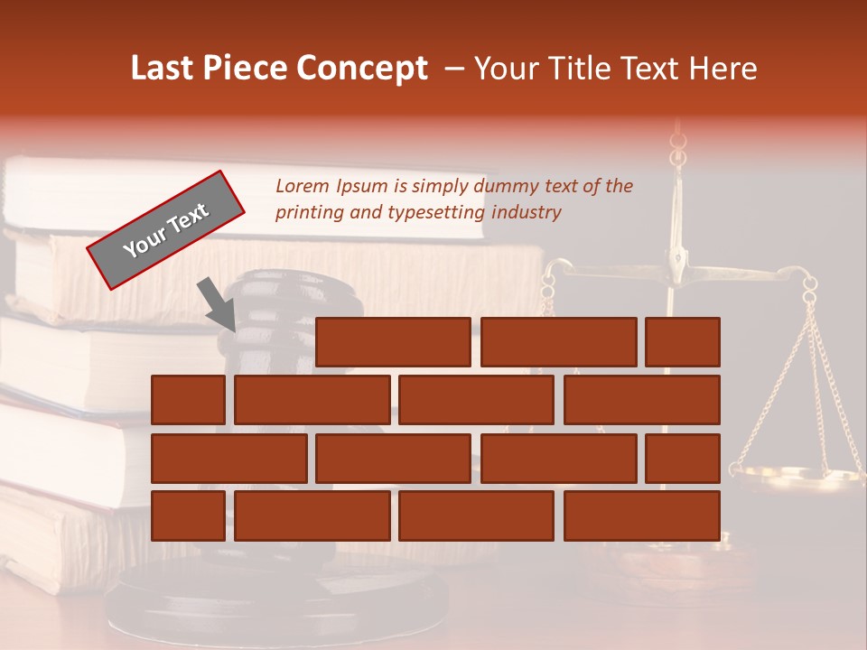 Symbolic Legal Authority PowerPoint Template