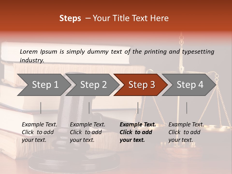 Symbolic Legal Authority PowerPoint Template