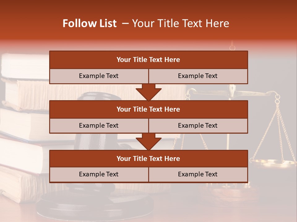 Symbolic Legal Authority PowerPoint Template