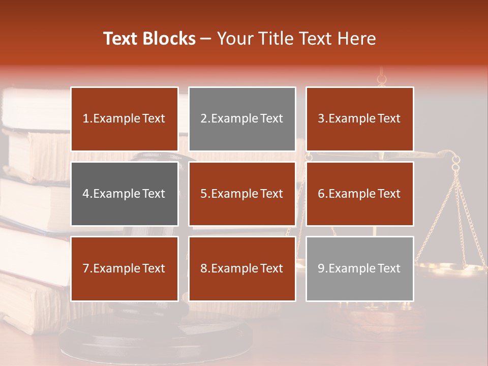 Symbolic Legal Authority PowerPoint Template