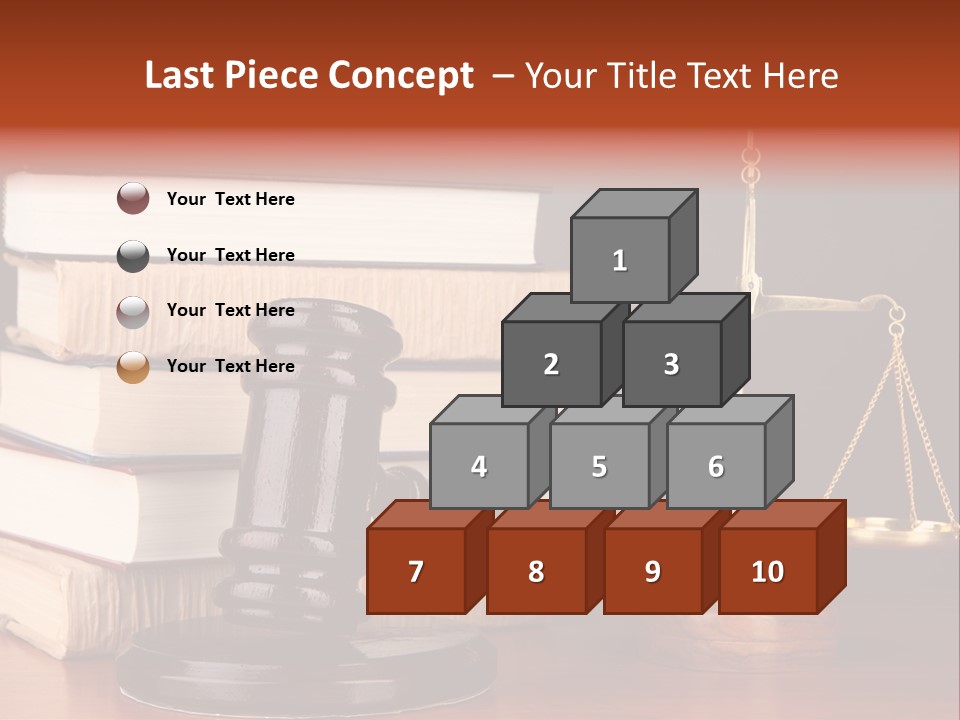 Symbolic Legal Authority PowerPoint Template