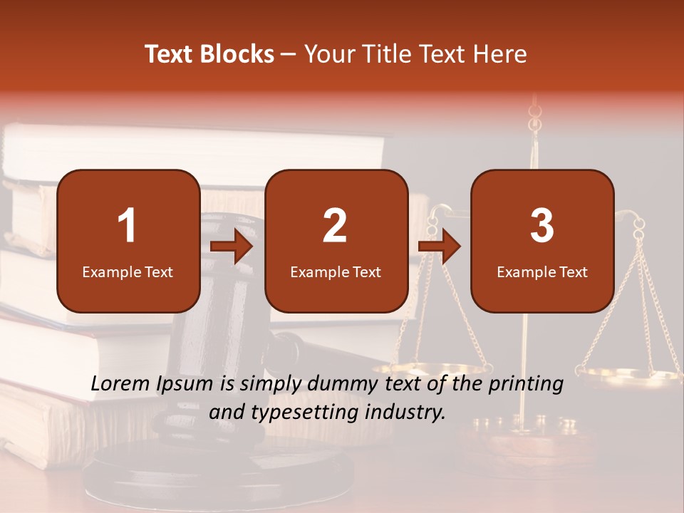 Symbolic Legal Authority PowerPoint Template