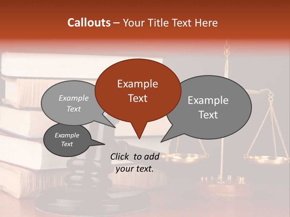 Symbolic Legal Authority PowerPoint Template