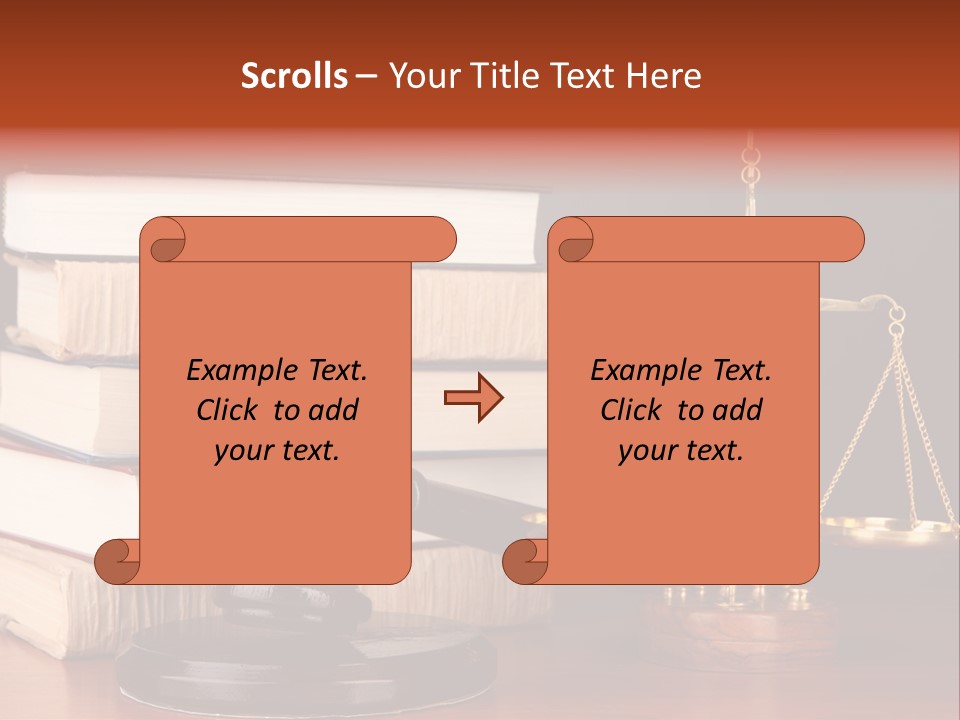 Symbolic Legal Authority PowerPoint Template