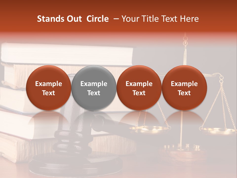Symbolic Legal Authority PowerPoint Template
