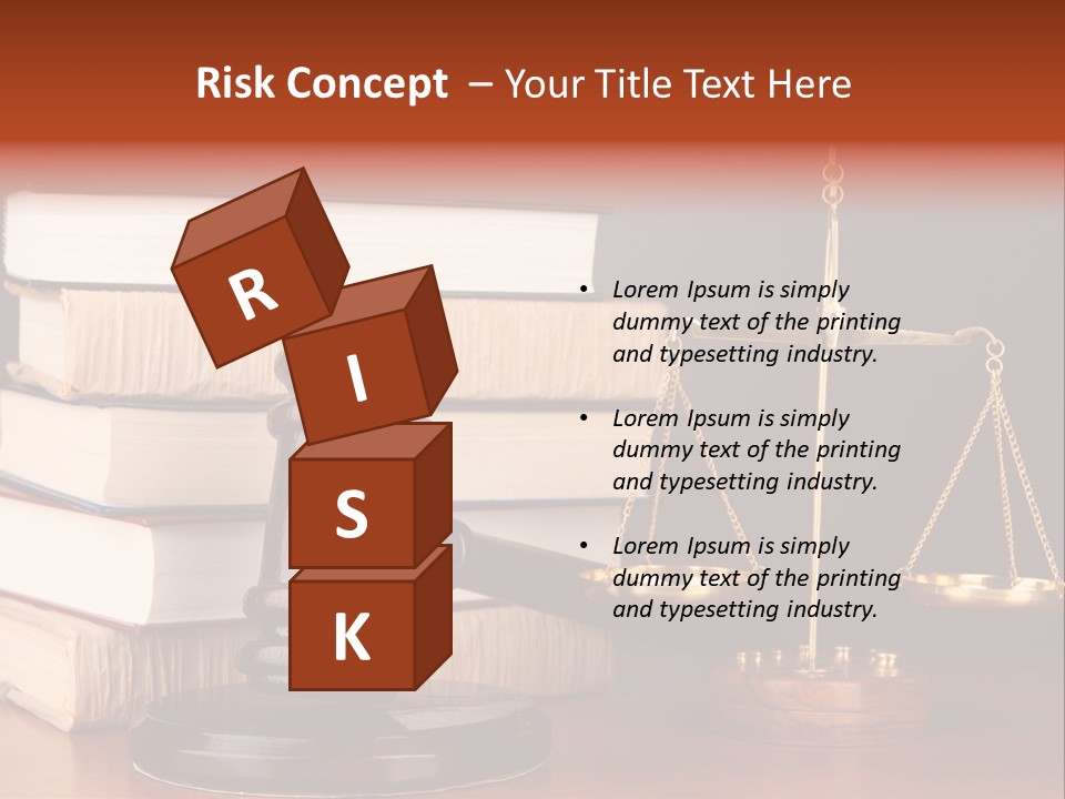 Symbolic Legal Authority PowerPoint Template