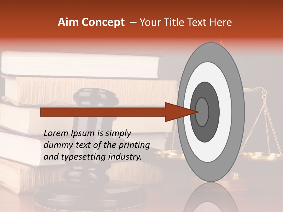 Symbolic Legal Authority PowerPoint Template