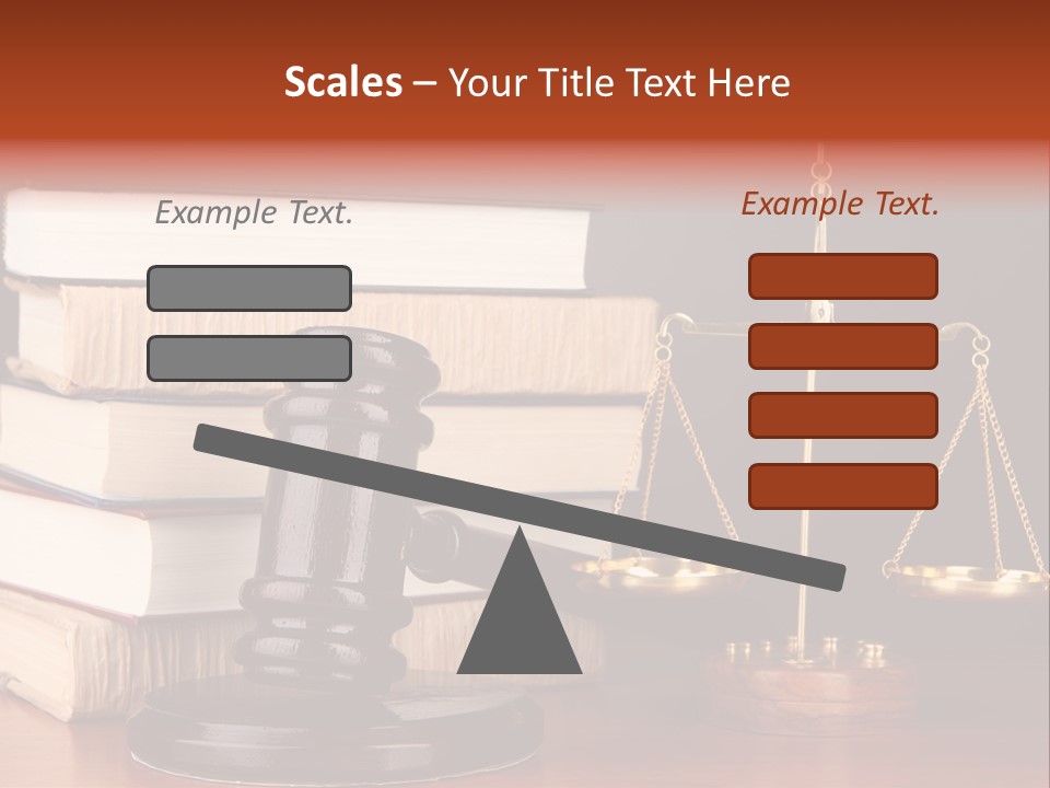 Symbolic Legal Authority PowerPoint Template