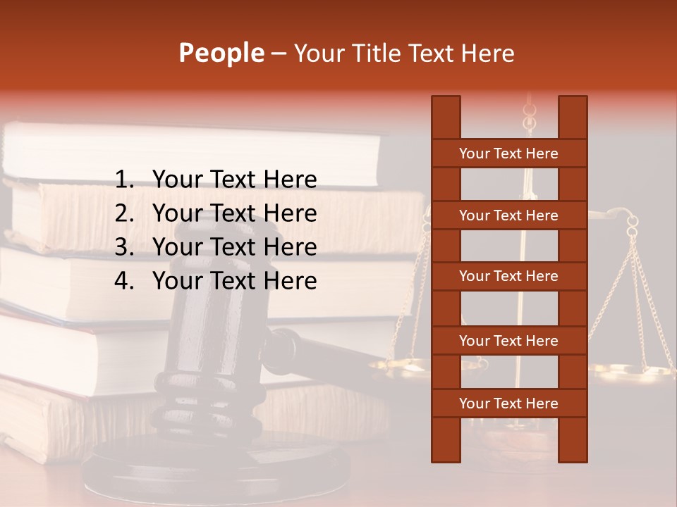 Symbolic Legal Authority PowerPoint Template
