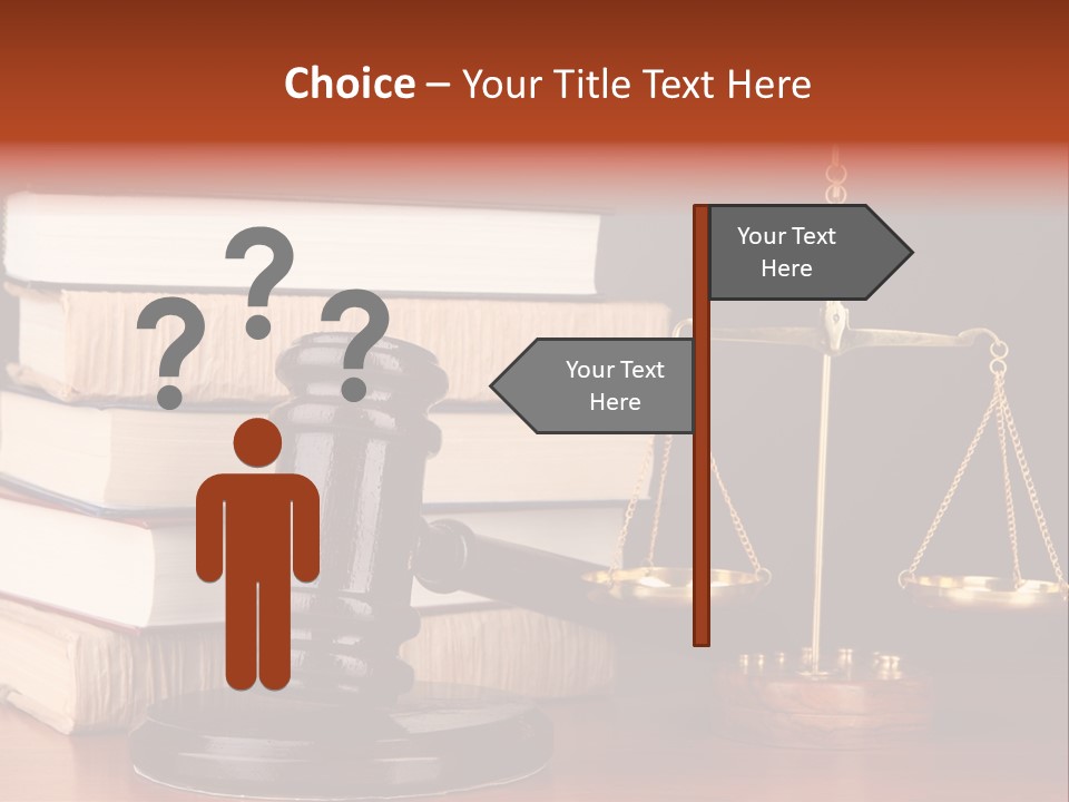 Symbolic Legal Authority PowerPoint Template
