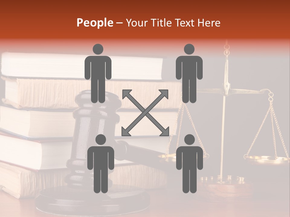 Symbolic Legal Authority PowerPoint Template