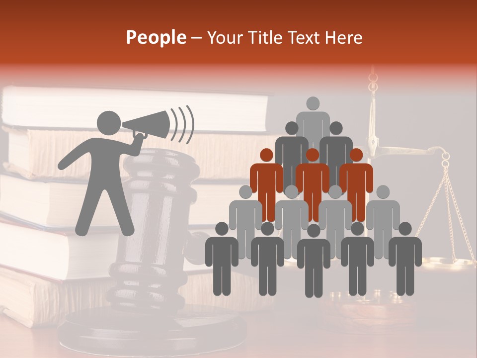 Symbolic Legal Authority PowerPoint Template