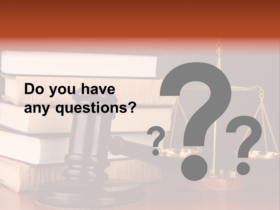 Symbolic Legal Authority PowerPoint Template