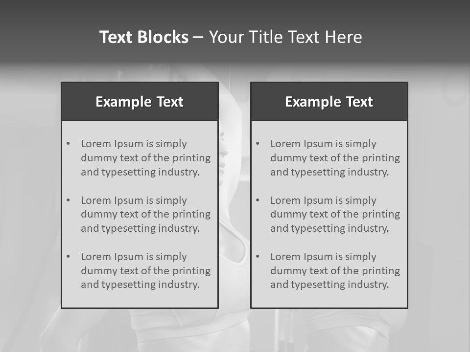 Lifting Weight Building PowerPoint Template
