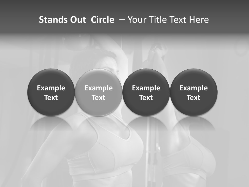 Lifting Weight Building PowerPoint Template