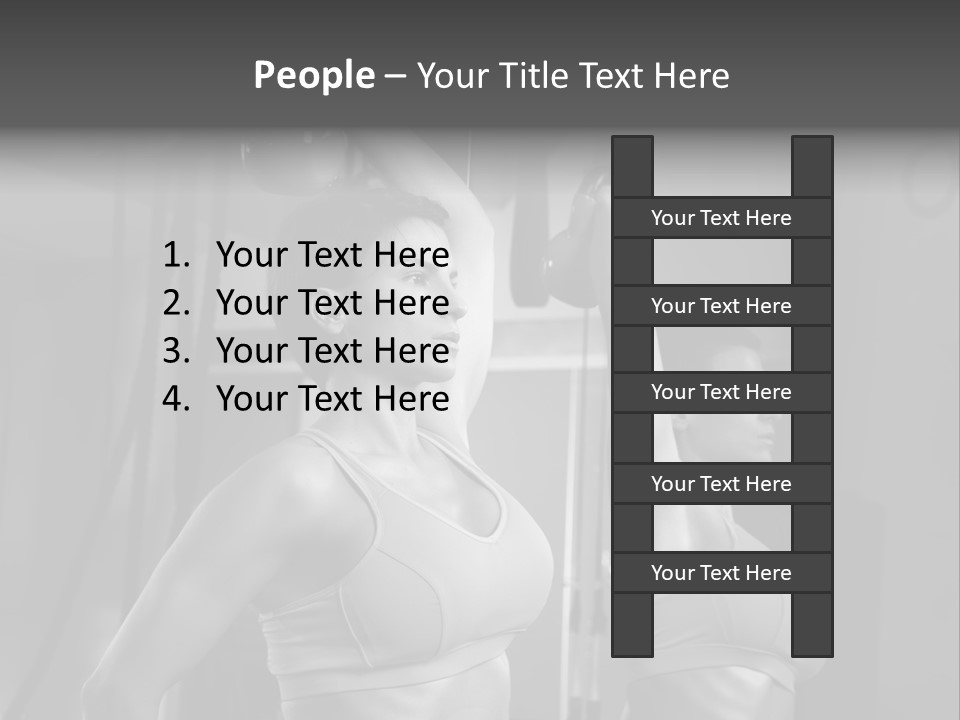 Lifting Weight Building PowerPoint Template