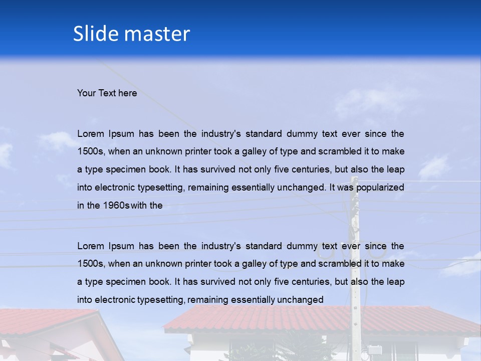 Landscape Urban Countryside PowerPoint Template