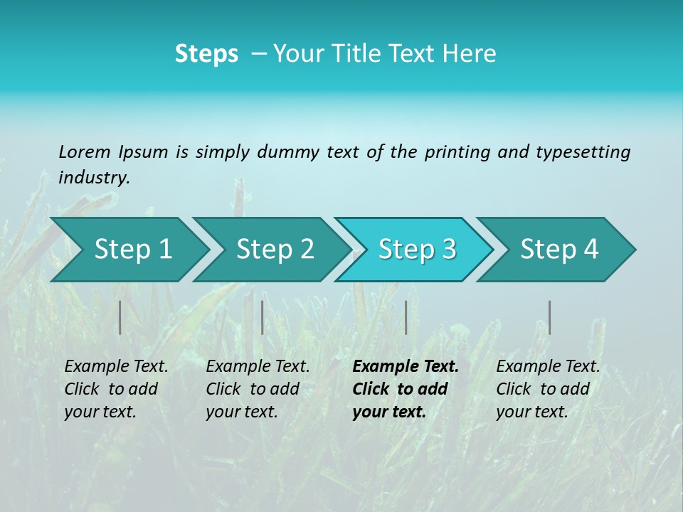 Water Nature Seascape PowerPoint Template