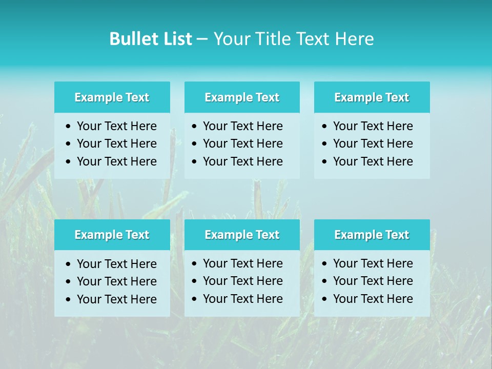Water Nature Seascape PowerPoint Template