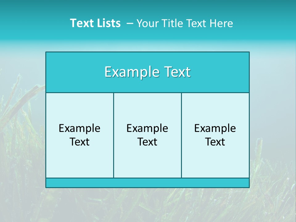 Water Nature Seascape PowerPoint Template