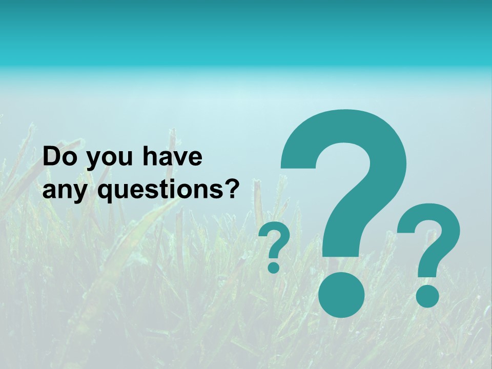 Water Nature Seascape PowerPoint Template