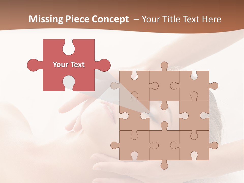 Human Head Skin PowerPoint Template