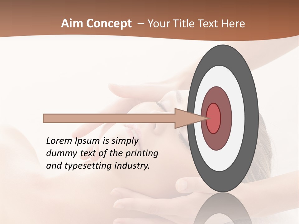 Human Head Skin PowerPoint Template