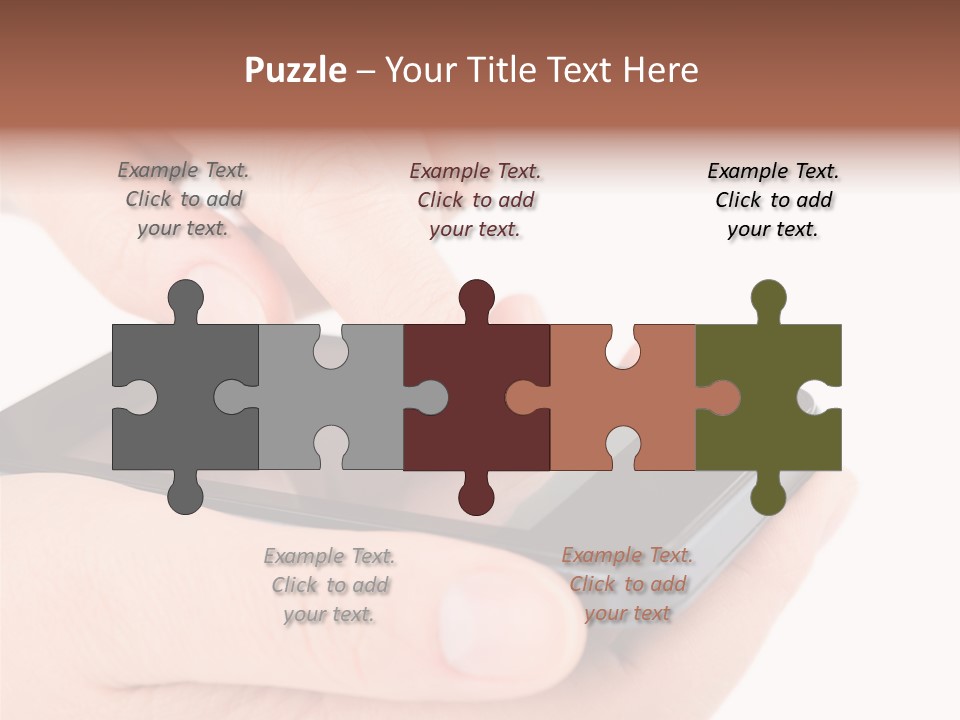 Pointing Computer Showing PowerPoint Template