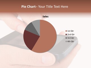 Pointing Computer Showing PowerPoint Template