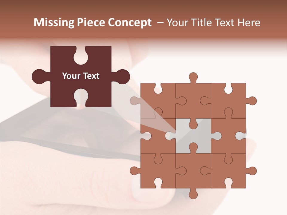 Pointing Computer Showing PowerPoint Template