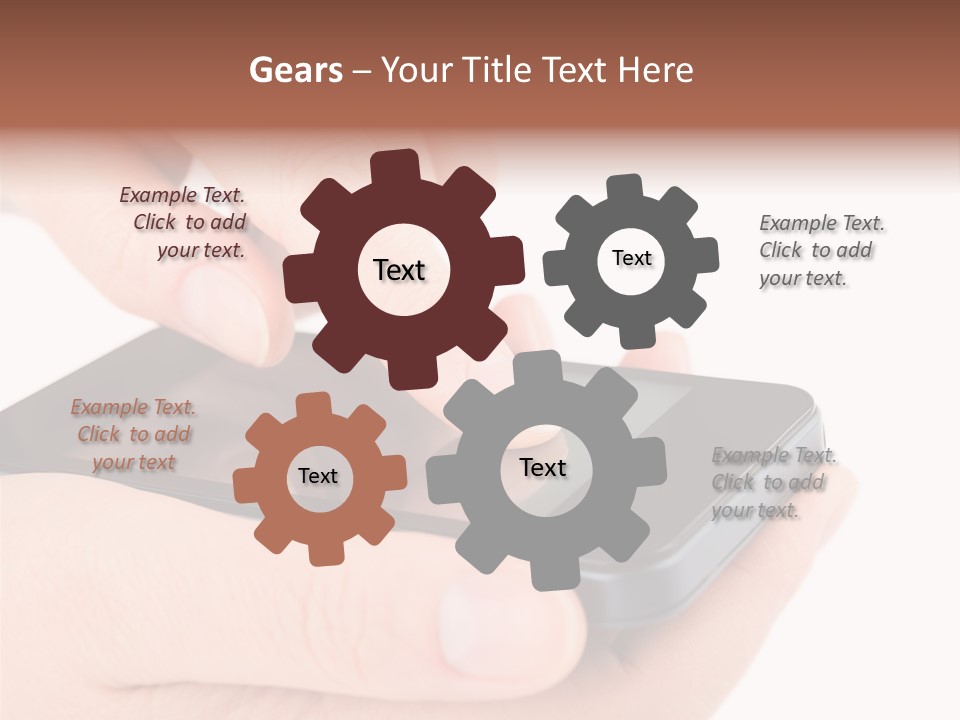 Pointing Computer Showing PowerPoint Template