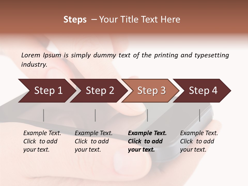 Pointing Computer Showing PowerPoint Template