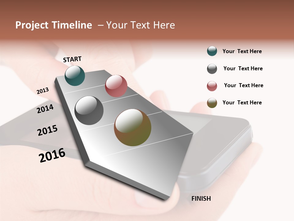 Pointing Computer Showing PowerPoint Template