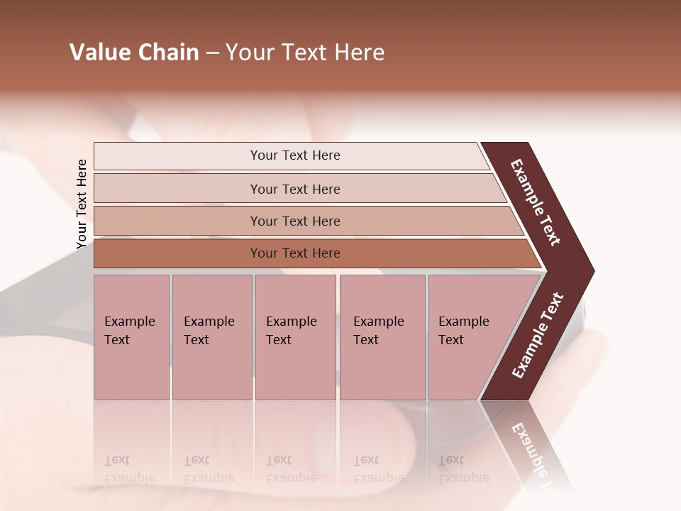 Pointing Computer Showing PowerPoint Template