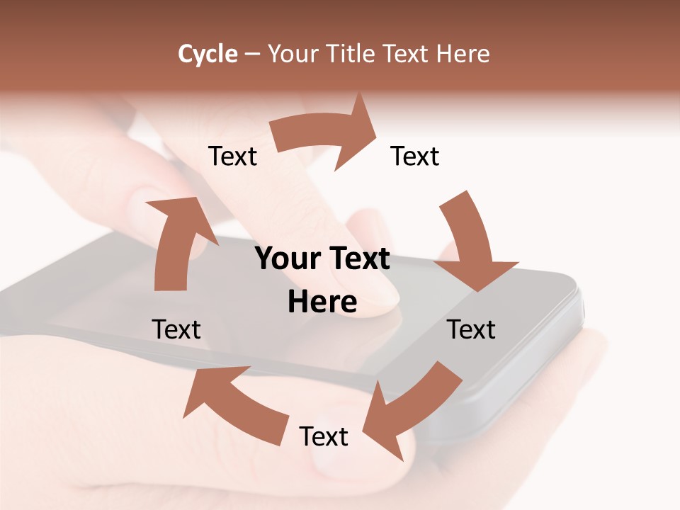Pointing Computer Showing PowerPoint Template