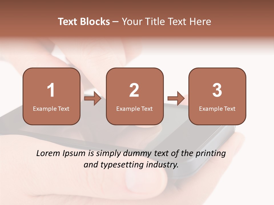 Pointing Computer Showing PowerPoint Template