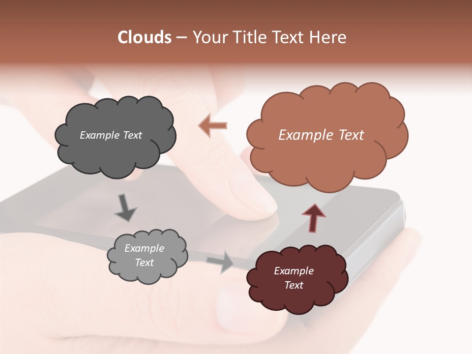 Pointing Computer Showing PowerPoint Template