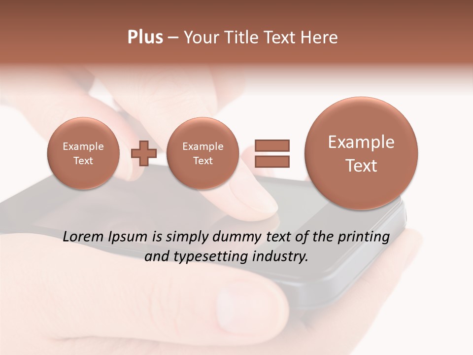 Pointing Computer Showing PowerPoint Template