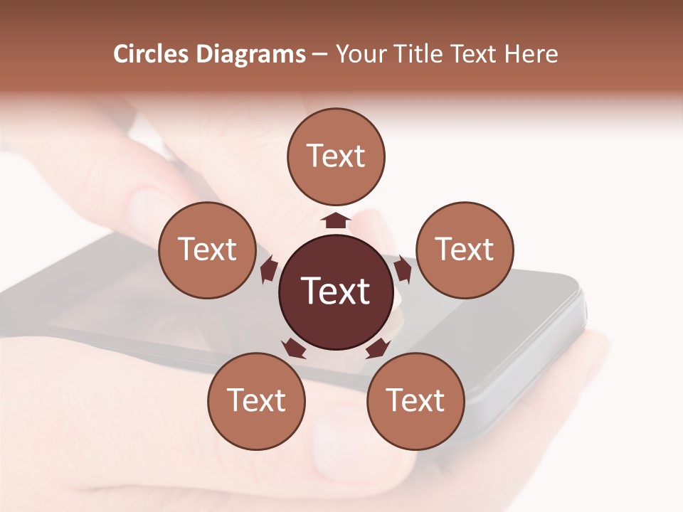 Pointing Computer Showing PowerPoint Template