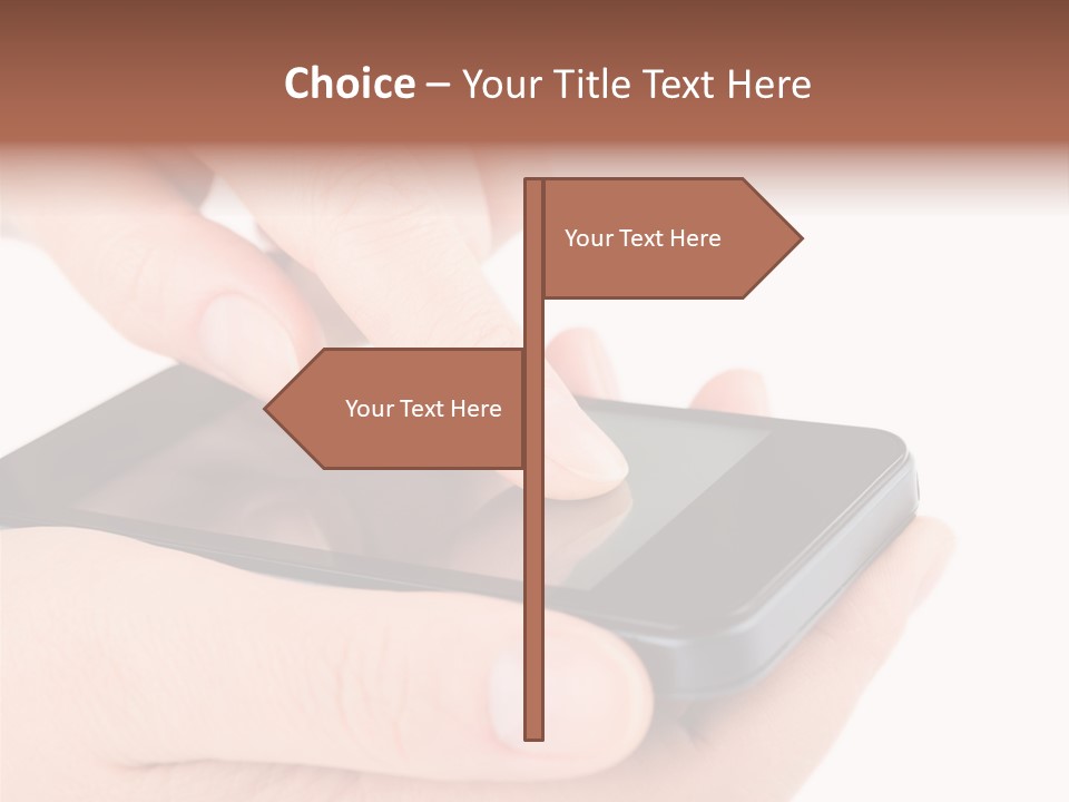 Pointing Computer Showing PowerPoint Template