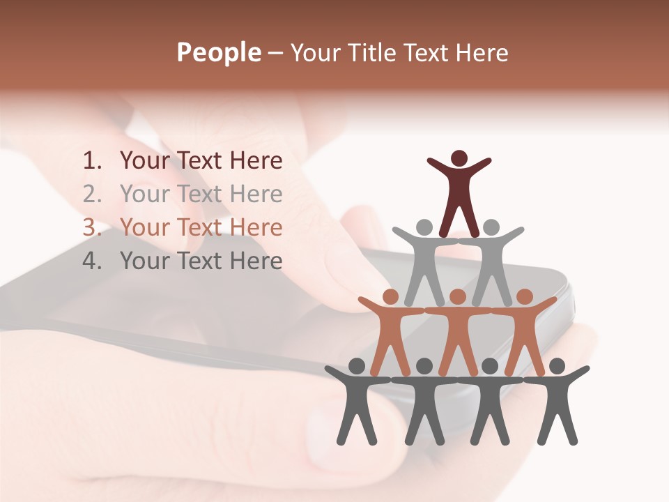 Pointing Computer Showing PowerPoint Template