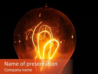 Power Old Glow PowerPoint Template